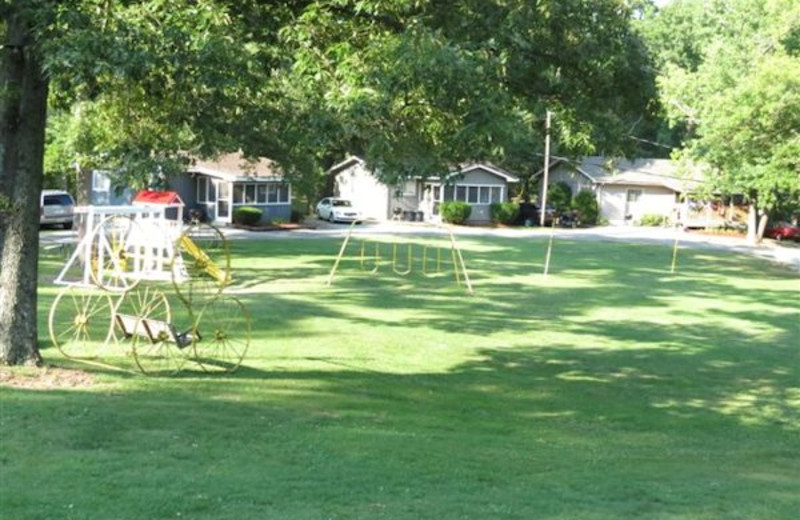 Children's playground at Shawnee Bay Resort.