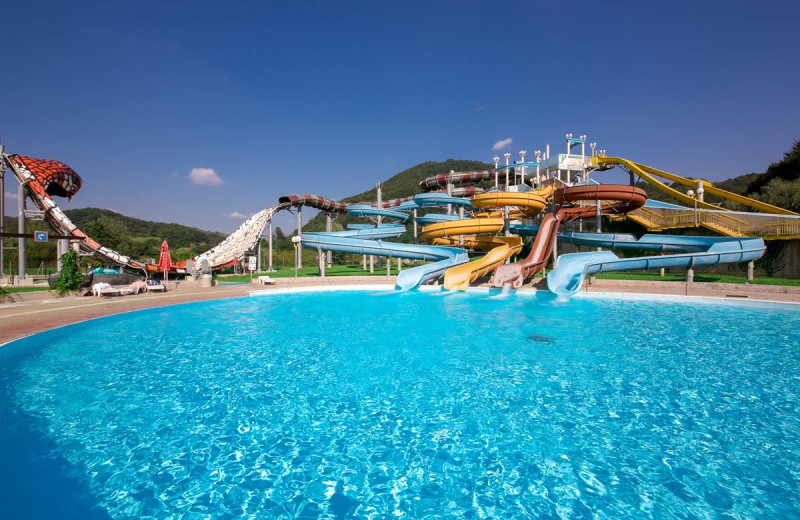 Water park at Glamping Olimia Adria Village.