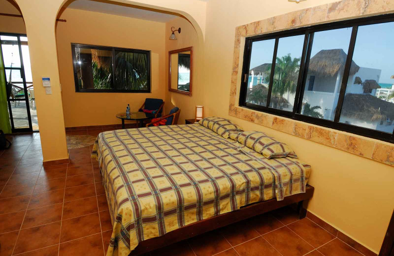 Guest room at Isla Holbox Fly Fishing Lodge.