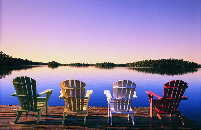 Lake view at Severn Lodge.