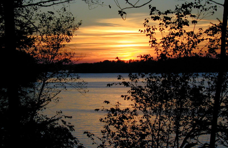 Lake view at YMCA Camp Northern Lights.