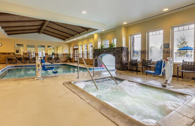 Indoor pool at Hilton Vacation Club Lake Tahoe Resort South.