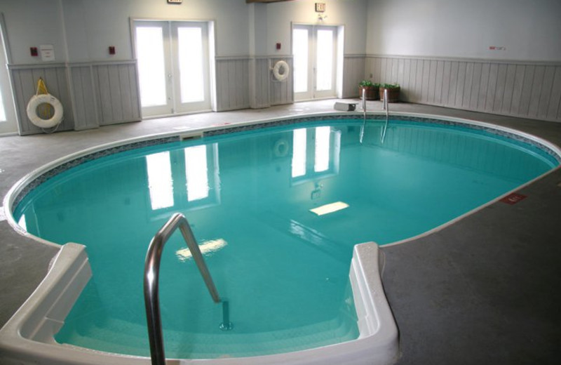Indoor pool at Water's Edge Inn & Conference Center.