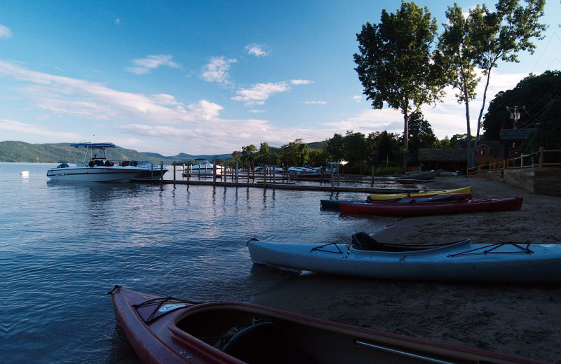 Beach at Trout House Village Resort.