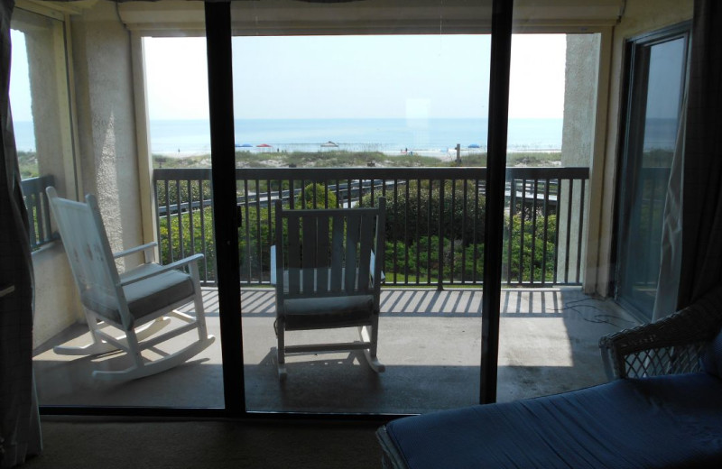 Rental balcony at Amelia Island Rentals, Inc. 