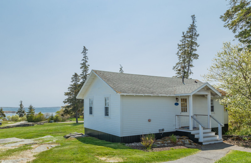 Cabin exterior at Newagen Seaside Inn.