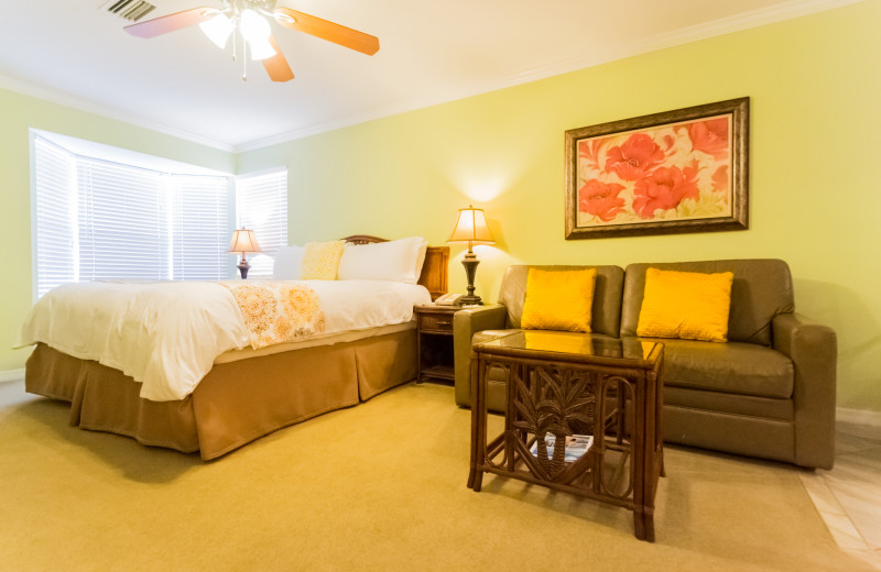 Guest room at Tropical Shores Beach Resort.