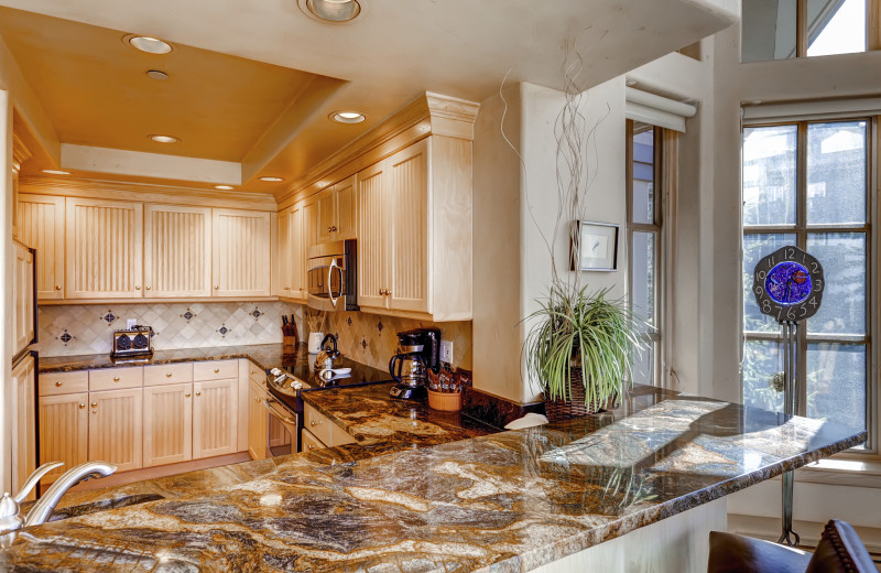 Guest kitchen at The Pines Lodge, A RockResort.