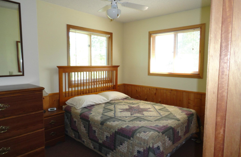 Cabin bedroom at YMCA Camp Northern Lights.