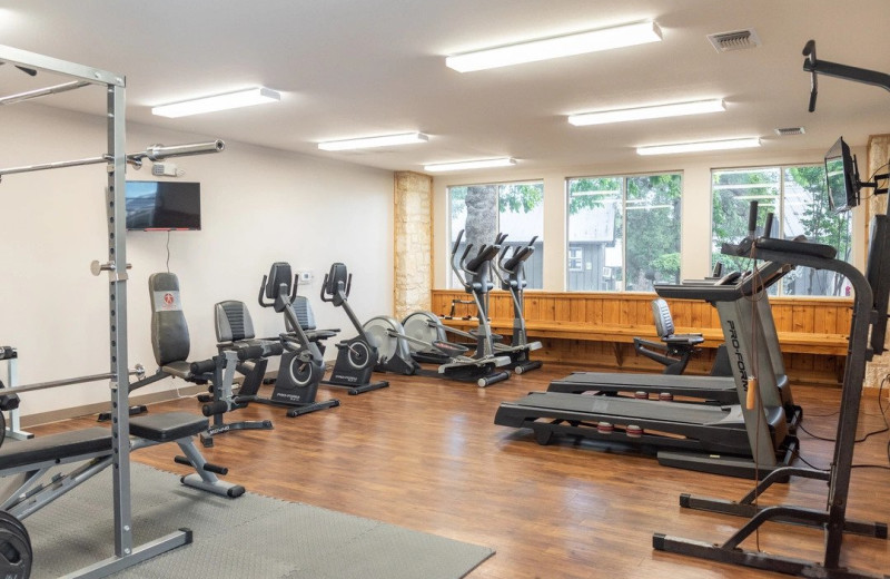 Fitness room at Yogi Bear's Jellystone Park™ Guadalupe River.