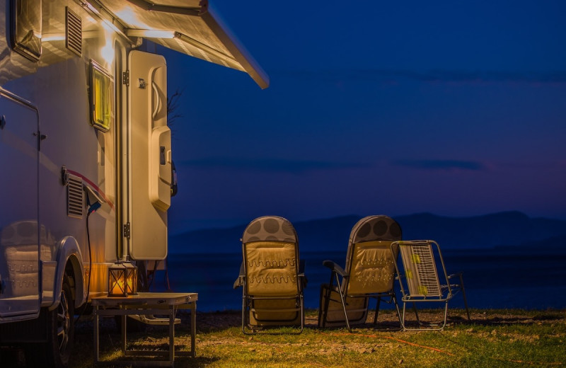 RV campground at Havasu Springs Resort.
