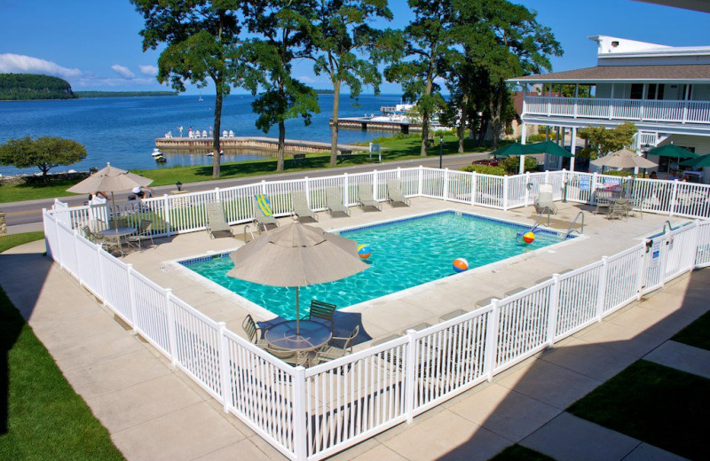 Outdoor pool at Edgewater Resort.