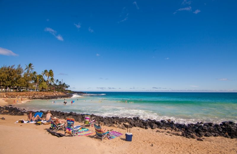 The beach at Great Vacation Retreats.