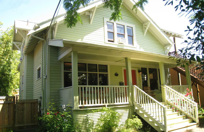 Exterior view of Bluebird Guesthouse.