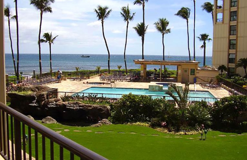 Balcony view from Sugar Beach Resort.