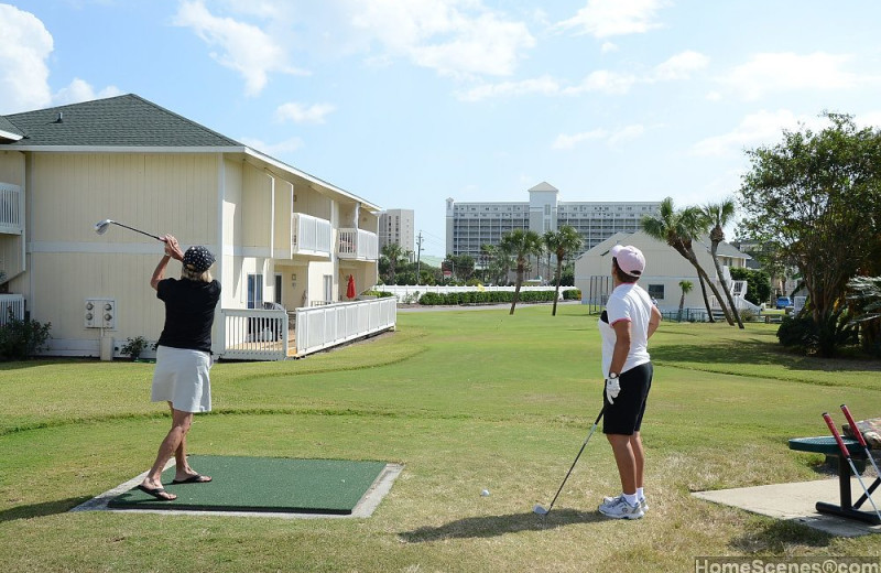 Golfing at Sandpiper Cove.