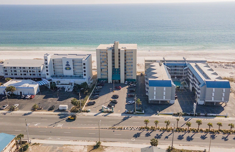 Rental exterior at Sunset Properties.