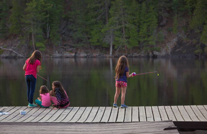 Dock at Mattawa River Resort.