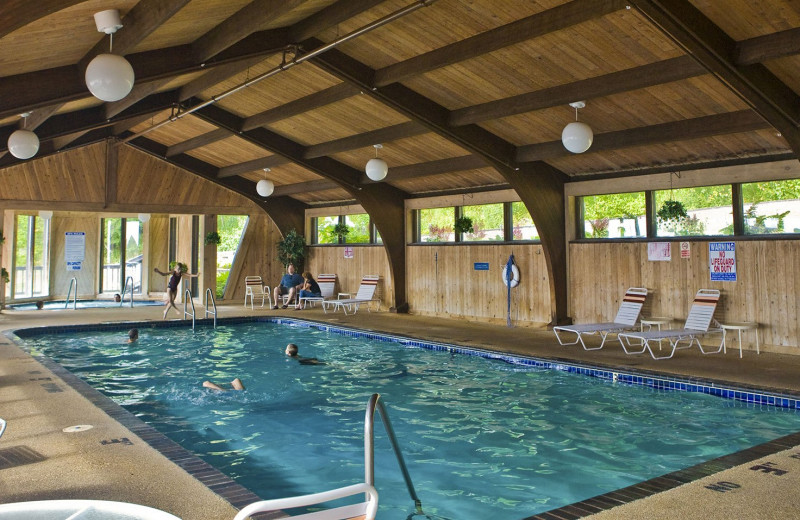 Indoor pool at Lutsen Resort on Lake Superior.