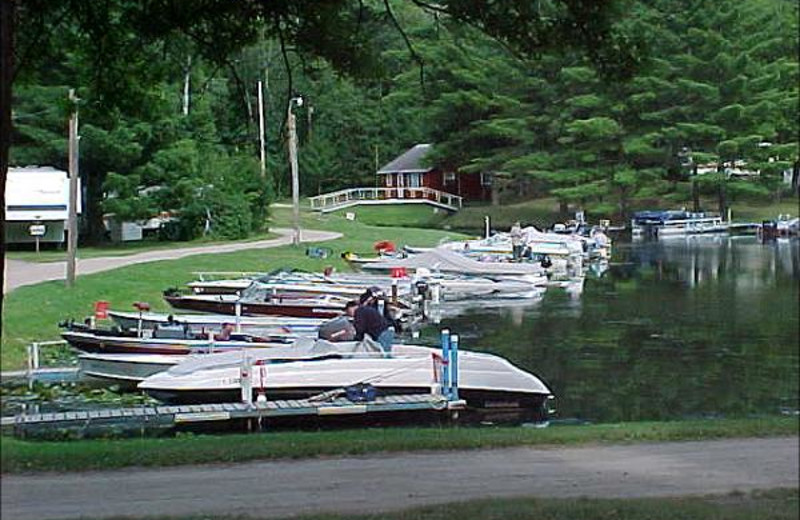 Boats at Evergreen Lodge