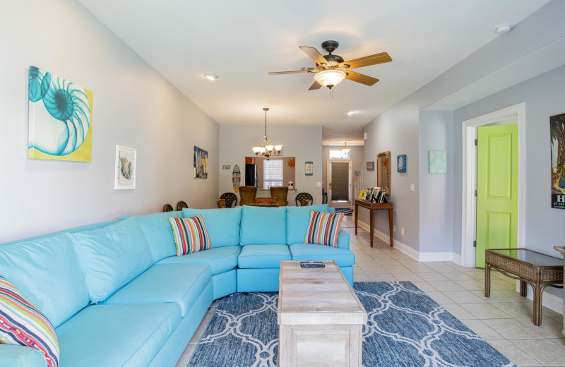 Rental interior at Banana Bay Perdido Key.