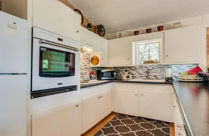 Kitchen at Thomas Family Cabin.