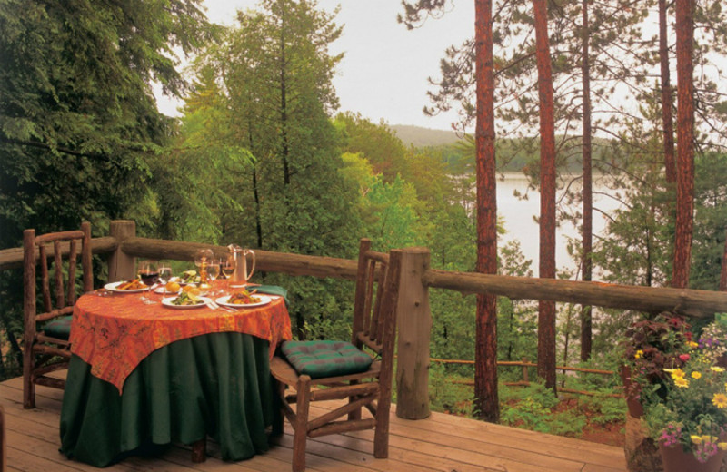 Deck view of lake at The Point.