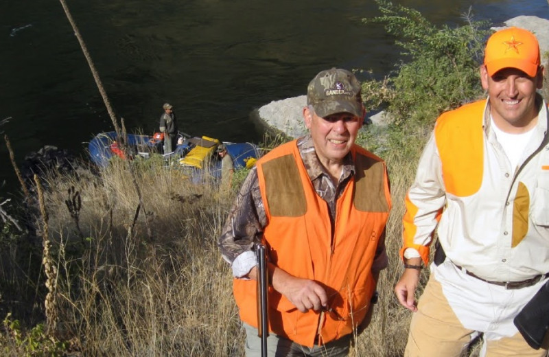 Hunting at China Bar Lodge.