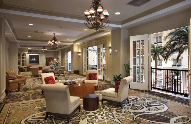 Lobby at Lancaster DoubleTree Resort by Hilton.