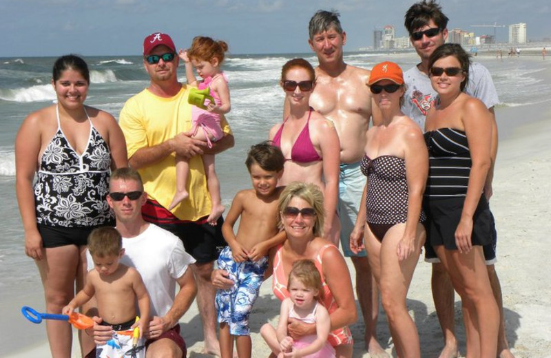 Family reunion at Perdido Beach Resort.