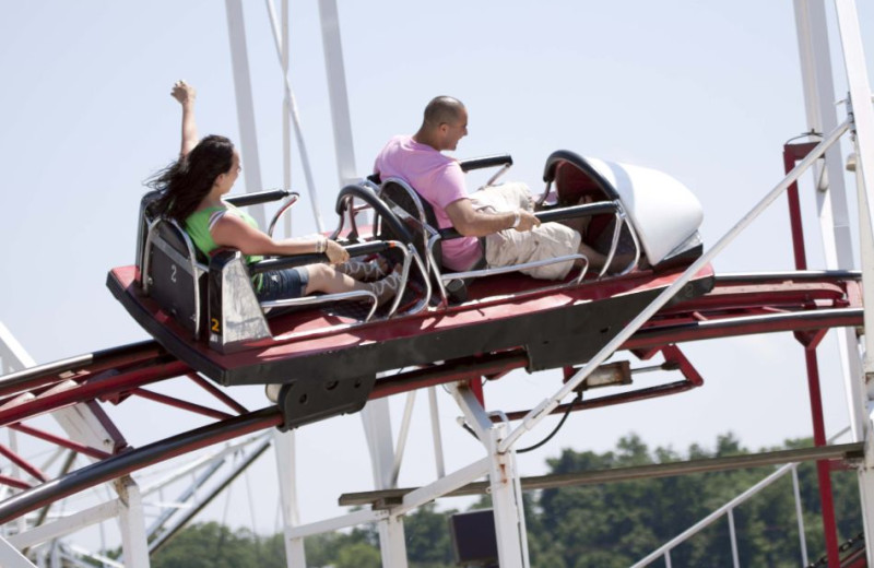 Roller coaster at Indiana Beach Amusement Resort.