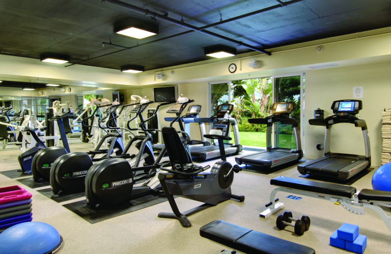 Fitness room at Loews Coronado Bay Resort.