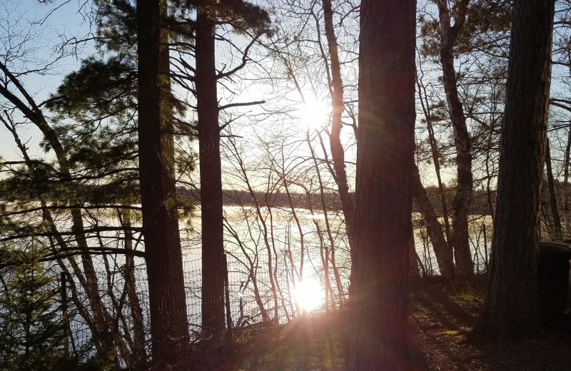 Lake view at Pope's Gresham Lodge.