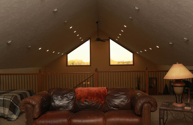 Guest loft at Granite Springs Lodge.