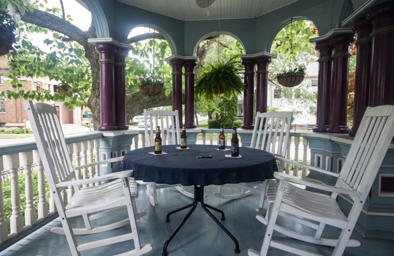 Porch view at Market Street Inn.