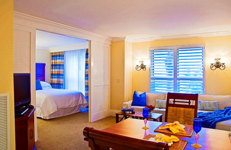 Suite interior at Sheraton Suites Key West.