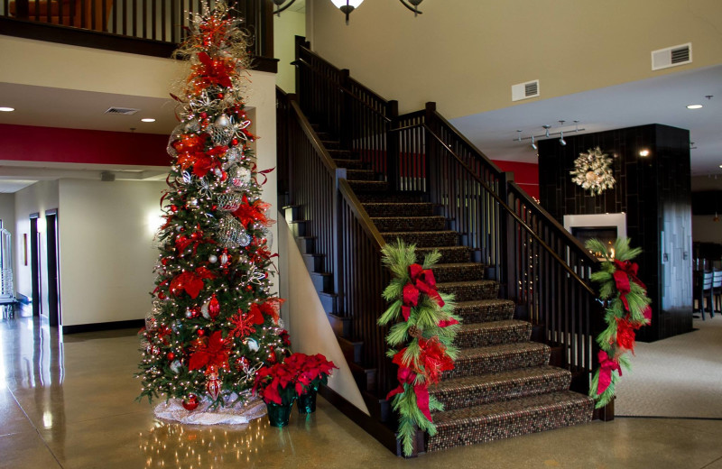 Holiday decor at Berlin Grande Hotel.