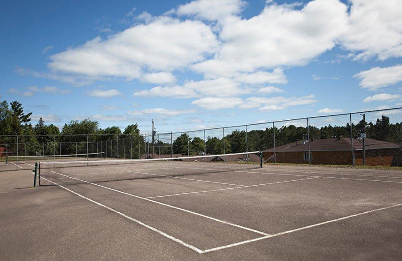 Tennis courts at The Couples Resort.