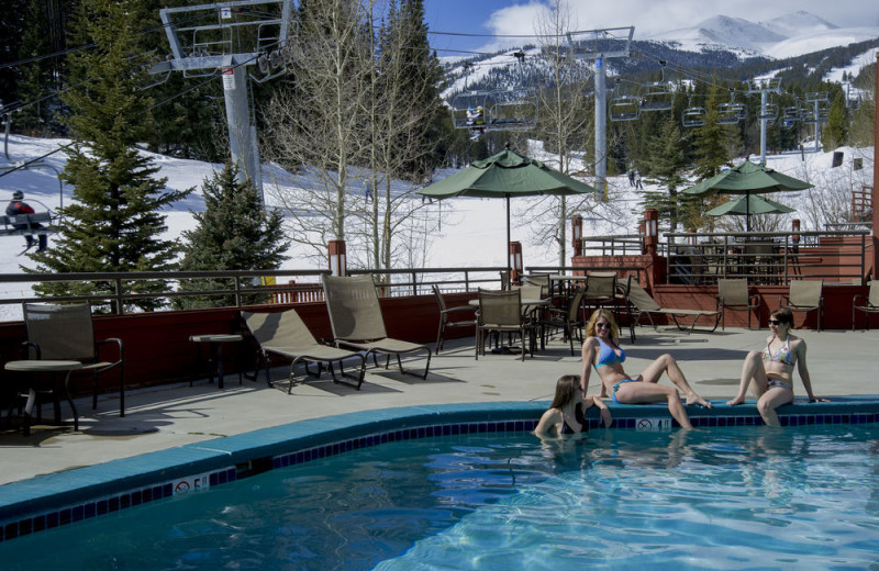 Heated outdoor pool at Beaver Run Resort & Conference Center.