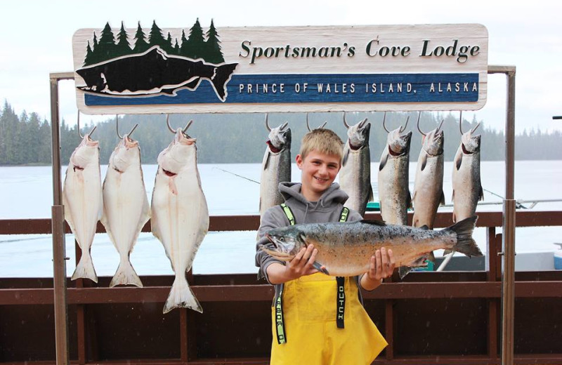 Fishing at portsman's Cove Lodge.