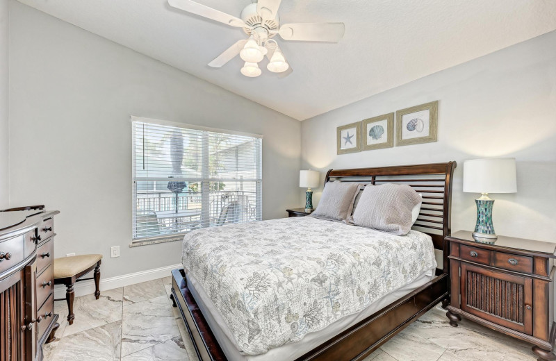 Rental bedroom at Anna Maria Island Beach Rentals, Inc.