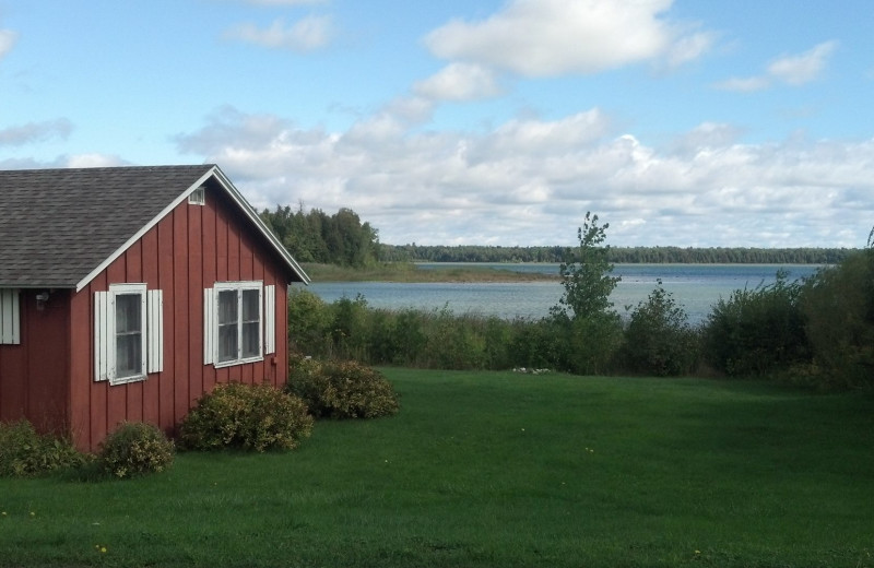 Cabin exterior at Rowleys Bay Resort.