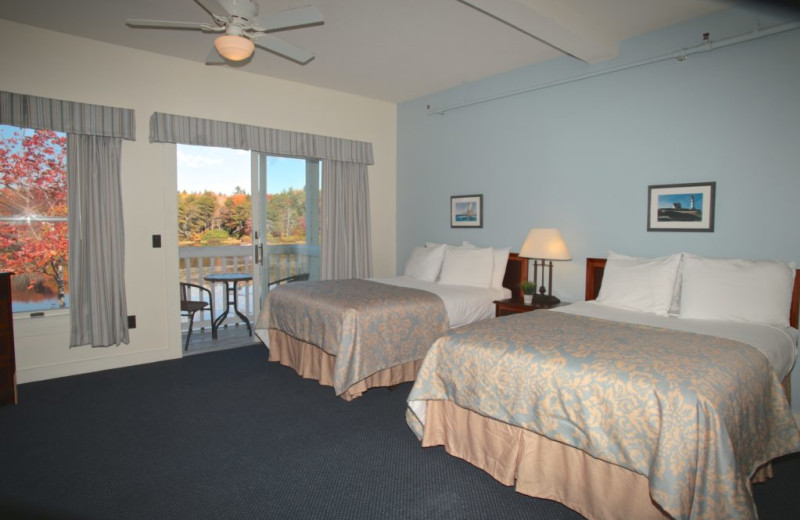 Guest room at Sebasco Harbor Resort.