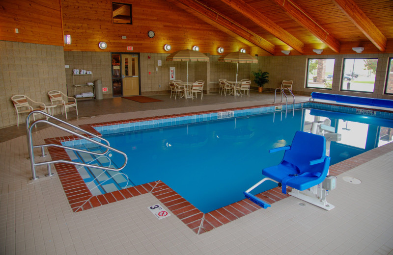 Pool at AmericInn Havre.