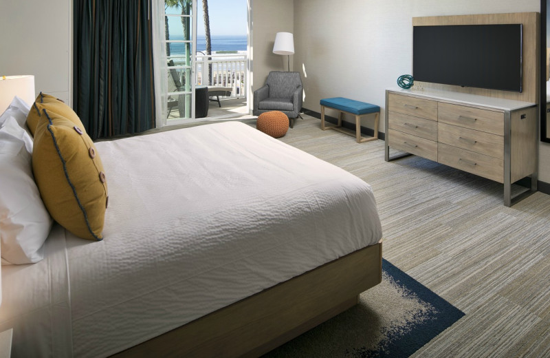 Guest room at Inn at the Pier.