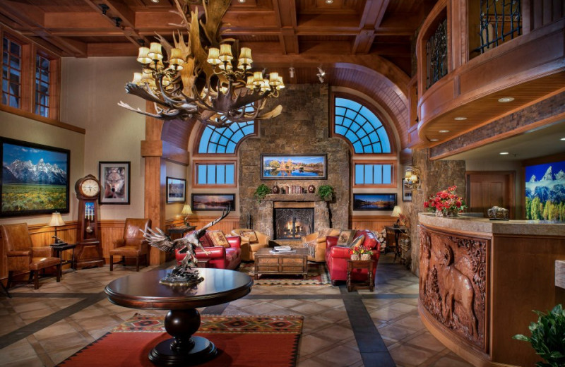 Lobby at Wyoming Inn of Jackson Hole.