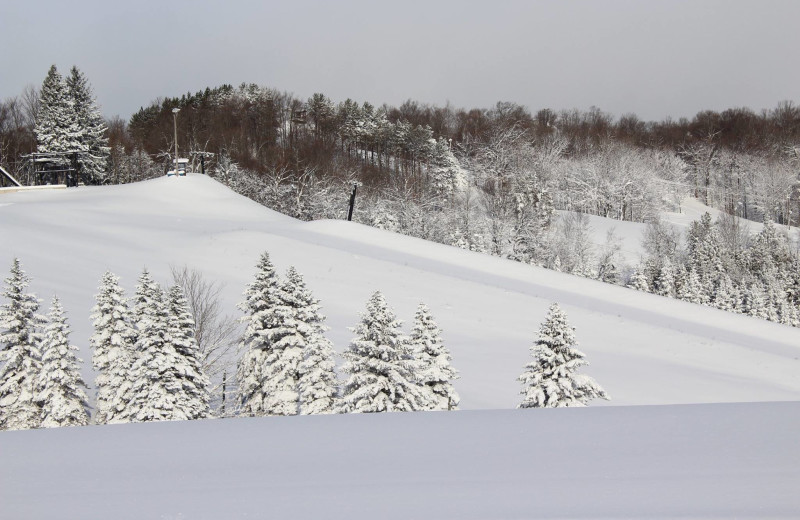 Ski slope at Otsego Club and Resort.