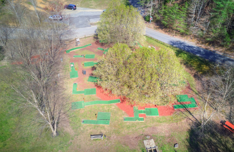 Mini golf at Little Valley Mountain Resort.