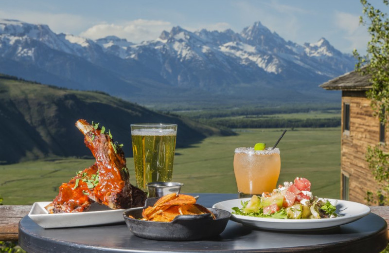 Dining at Spring Creek Ranch.