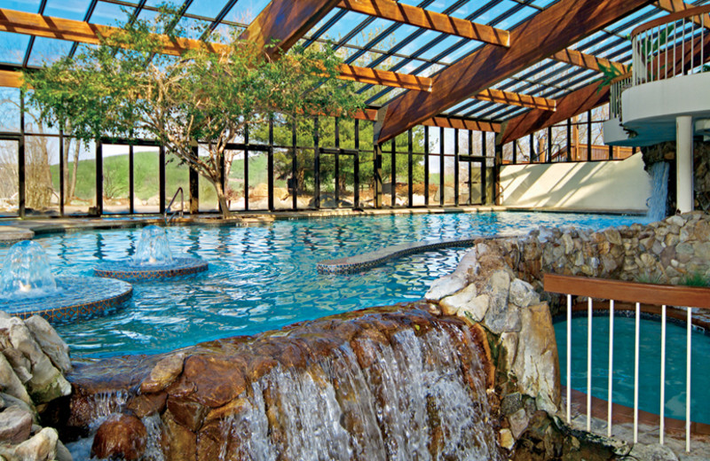 Indoor pool at Crystal Springs Resort.